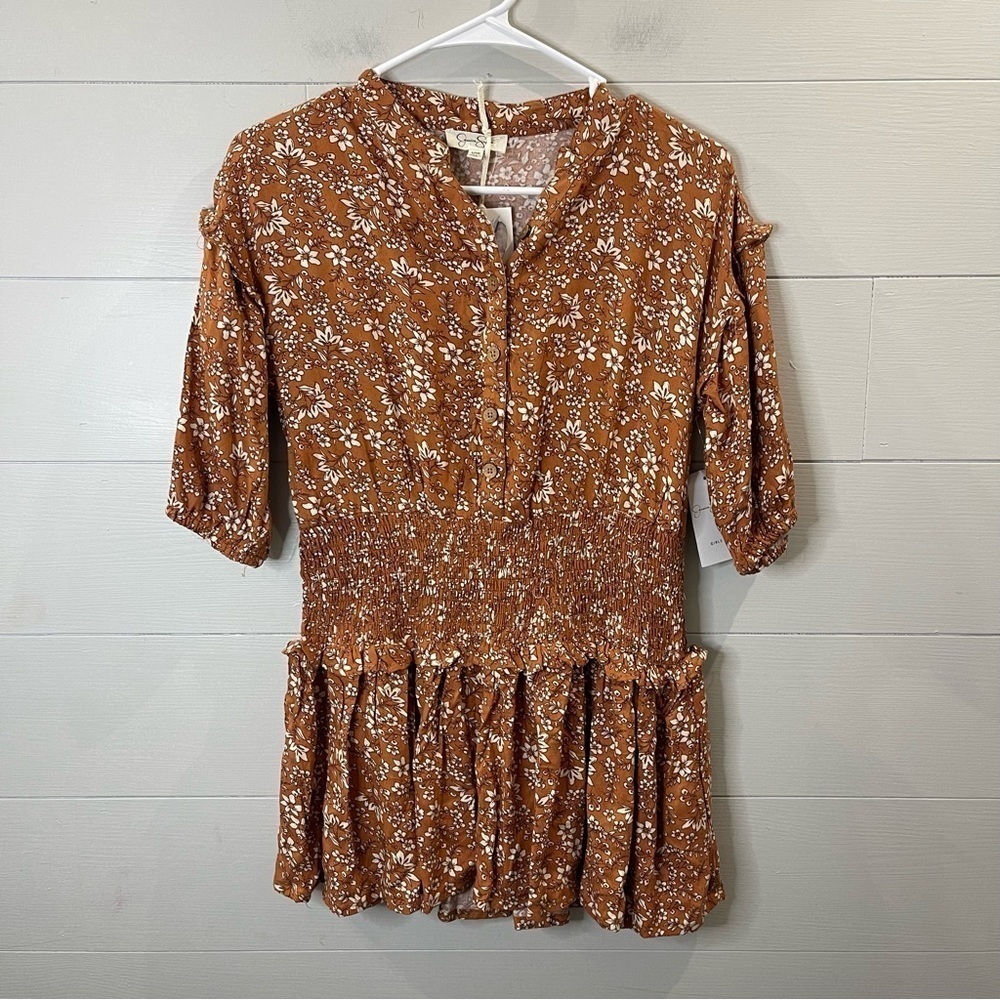 Jessica Simpson | Girls NWT Boho Floral Dress Size Large (10)